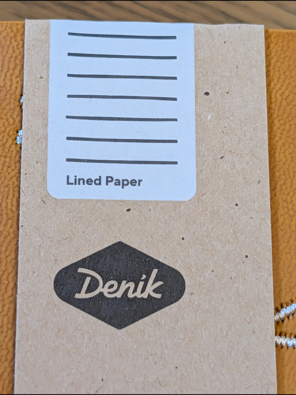 Denik  Mustard Yellow Floral Embroidered Journal 5.75in X 8.25in New